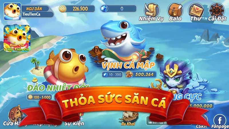 vịnh cá mập là sản phẩm game có tính cạnh tranh cao thử thách người chơi